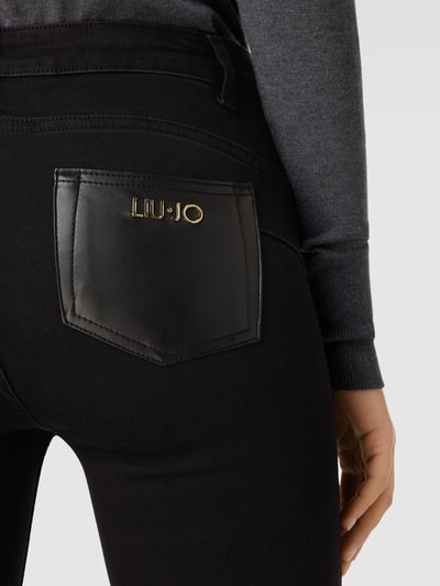 Liu Jo White Slim Fit Jeans im 5-Pocket-Design Modell 'DEVINE' Black 3