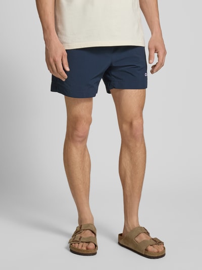 CHAMPION Regular fit zwembroek met labelstitching Marineblauw - 4