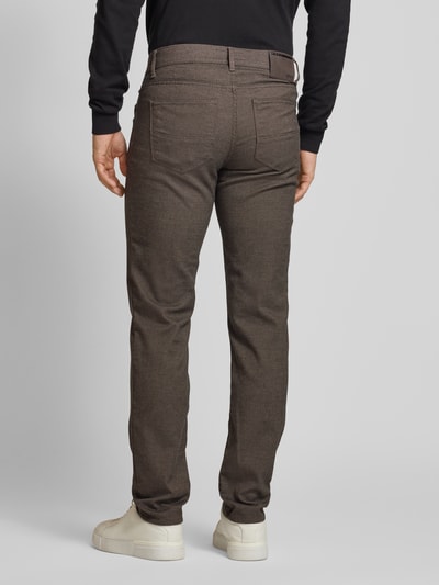 Brax Regular fit broek in 5-pocketmodel, model 'CADIZ' Hazelnoot - 5