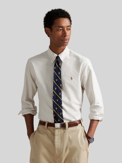 Polo Ralph Lauren Regular Fit Freizeithemd aus reiner Baumwolle Beige 4