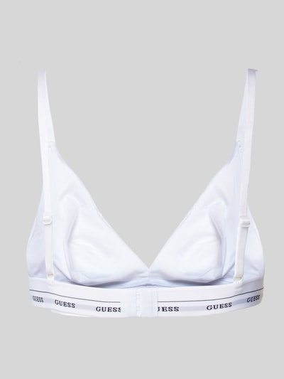 Guess Triangel-BH mit Label-Bund Modell 'JANE' Weiss 3