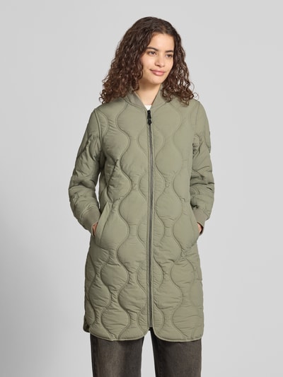 Superdry Steppjacke mit Stehkragen und Eingrifftaschen Khaki 4