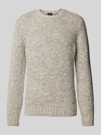 JOOP! Collection Wollen pullover met labelapplicatie, model 'Vadino' Offwhite - 2