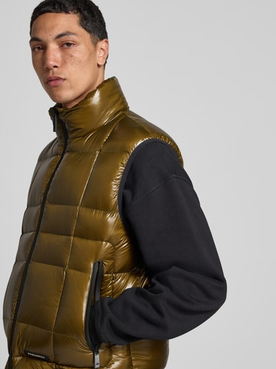 Dsquared2 Steppweste mit Stehkragen Gold 3