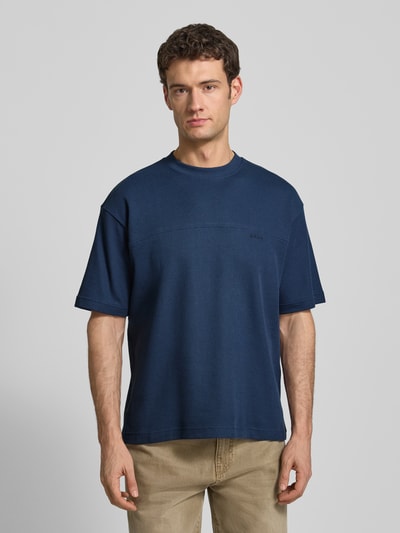 BOSS Orange Regular Fit T-Shirt aus Baumwoll-Mix Modell 'TE_HIVE' Marine 4