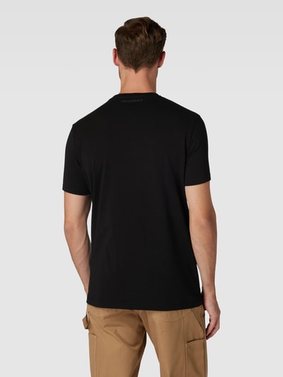 Karl Lagerfeld T-Shirt mit Motiv-Patch Black 5