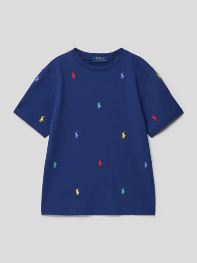 Polo Ralph Lauren Kids T-shirt z wzorem z logo Granatowy 1