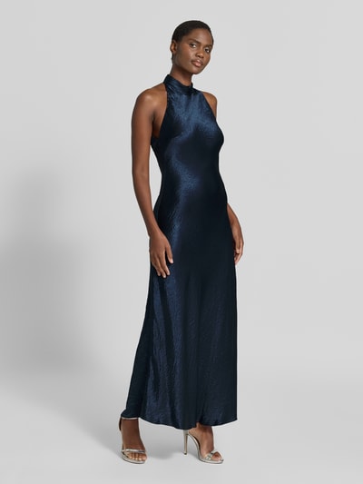 Cph Muse Maxikleid mit Neckholder Modell 'SASHA' Dunkelblau 1