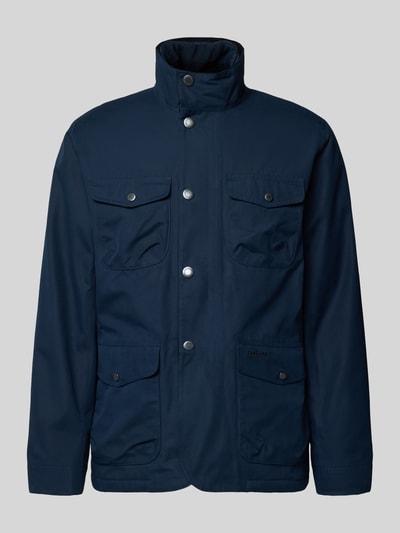 Barbour Regular fit functioneel jack van waterdicht materiaal, model 'OGSTON' Marineblauw - 2
