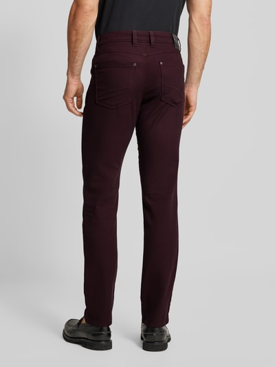 bugatti Regular Fit Chino im 5-Pocket-Design Modell 'CORDOBA' Bordeaux 5