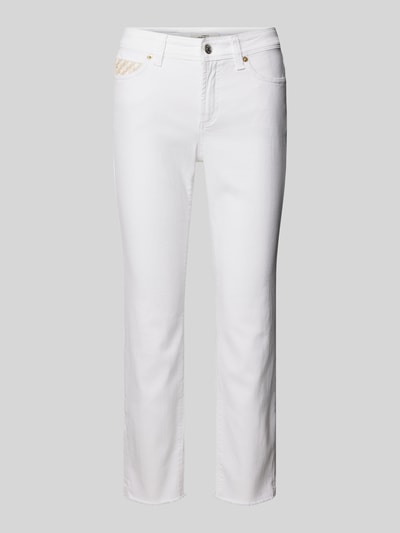 Cambio Jeans in verkürzter Passform Offwhite 2