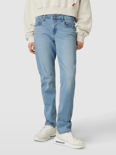 Levi's® 300 Jeansy o kroju straight fit z zapięciem na guzik model ‘BOYFRIEND’ Niebieski 4