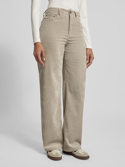 Drykorn Spodnie sztruksowe z wpuszczanymi kieszeniami model ‘MEDLEY’ Piaskowy 4