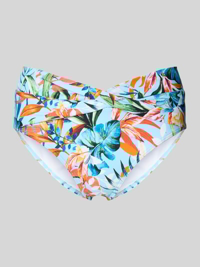 VENICE BEACH Bikinihose mit floralem Allover-Print Modell 'Caru' Hellblau 1