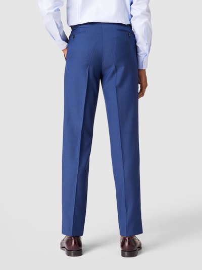 Carl Gross Modern fit pantalon van scheerwol Blauw - 5