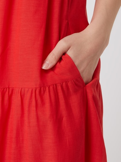 ROBE LÉGÈRE Maxi-jurk van een mix van viscose en katoen Rood - 3