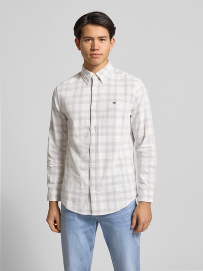 Tommy Jeans Regular fit vrijetijdsoverhemd van puur katoenen corduroy Offwhite - 4