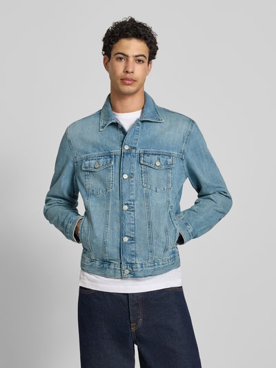 Tommy Jeans Kurtka jeansowa o kroju regular fit z czystej bawełny Jeansowy niebieski 4