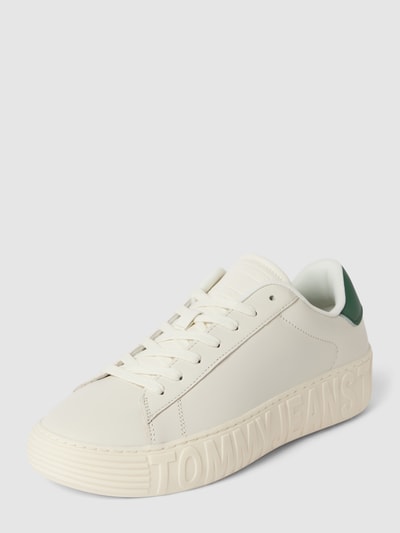 Tommy Jeans Sneaker aus echtem Leder Weiss 1