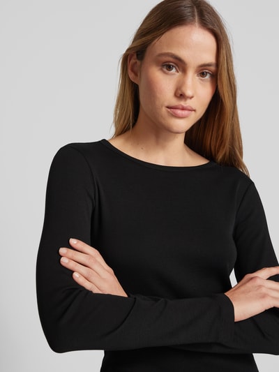 s.Oliver RED LABEL Longsleeve met ronde hals Zwart - 3