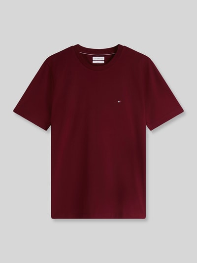 Tommy Hilfiger Regular Fit T-Shirt aus reiner Baumwolle ' Bordeaux 2