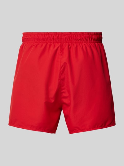 Lacoste Regular Fit Badeshorts mit Logo-Badge Rot 3