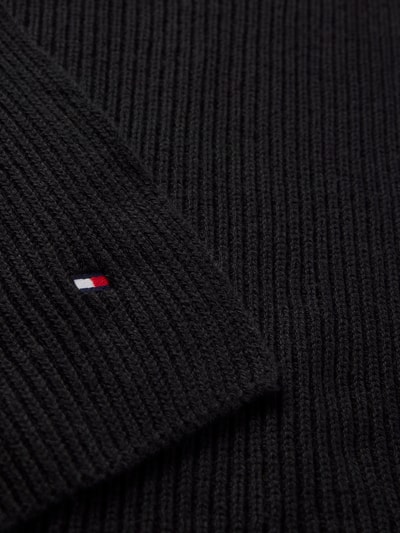 Tommy Hilfiger Schal mit Label-Stitching Black 2