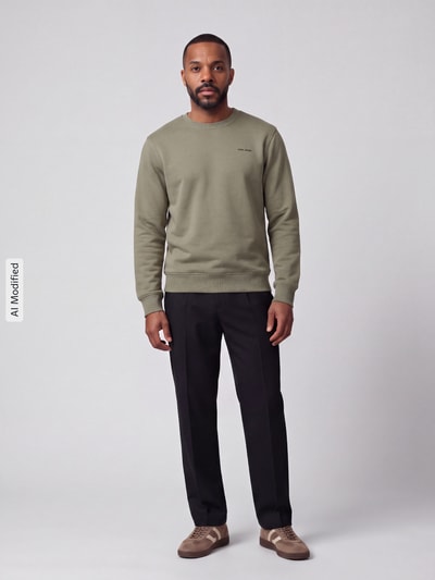 Pepe Jeans Regular Fit Sweatshirt Modell 'Jefferson' Khaki 1