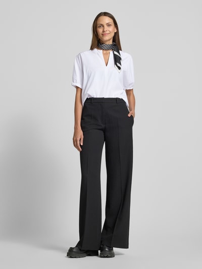 Emily Van den Bergh Blusenshirt mit elastischen Ärmelabschlüssen Offwhite 1