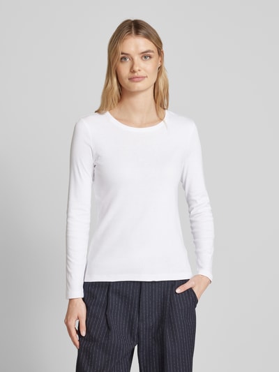 Christian Berg Woman Longsleeve mit Rundhalsausschnitt Weiss 4