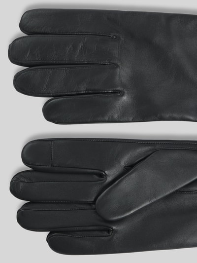 BOSS Handschoenen van echt lamsleer model 'HELKOP1' Zwart - 2