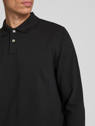 MCNEAL Regular Fit Poloshirt mit Label-Stitching Black 3