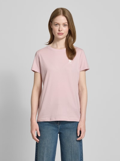 BOSS Orange Regular Fit T-Shirt aus reiner Baumwolle Rosa 4