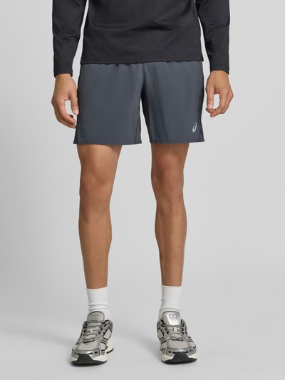 ASICS Shorts mit elastischem Bund und Logo Anthrazit 4