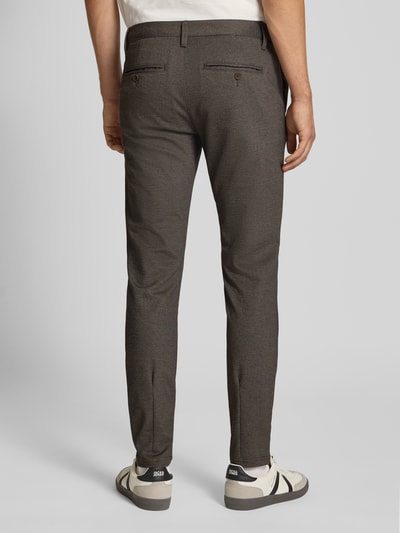 Only & Sons Slim Fit Chino aus Viskose-Mix Modell 'MARK' Hellbraun 5