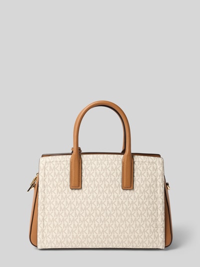 Productfoto, Handtasche aus leer met logomotief Model 'LAILA' van MICHAEL Michael Kors, labelapplicatie, draagband, schouderband, ritssluiting, breedte 34 cm, lengte 22 cm, diepte 13 cm