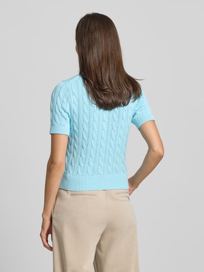 Polo Ralph Lauren Cardigan met kabelpatroon en 1/2-mouwen Blauw - 5