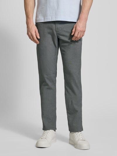 Christian Berg Men Straight Leg Chino im 5-Pocket-Design Dunkelgrau 4