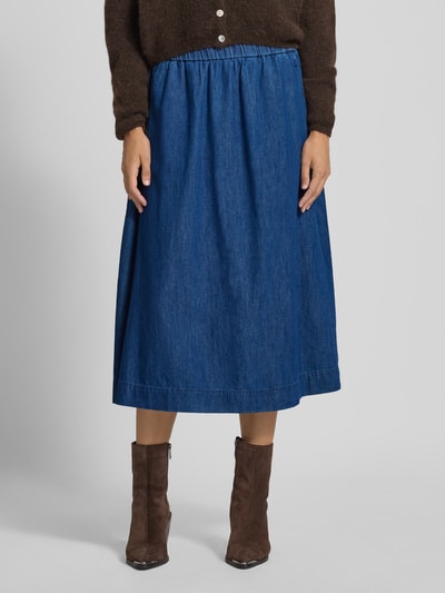s.Oliver RED LABEL Uitlopende jeansrok van puur katoen Jeansblauw - 4