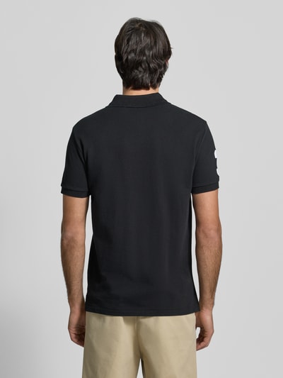 Polo Ralph Lauren Shaped Fit Poloshirt aus reiner Baumwolle BLACK 5