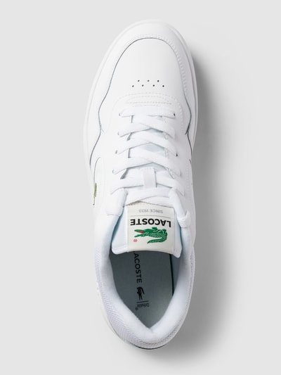Lacoste Sneaker aus echtem Leder Modell 'LINESET' Weiss 3