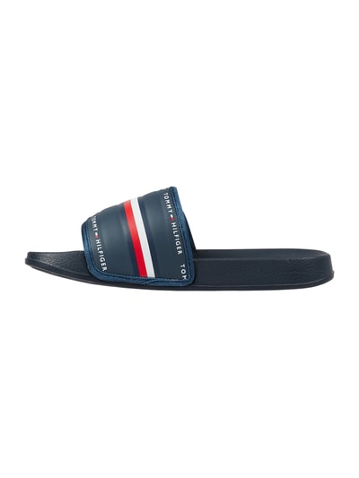 T.Hilfiger Kids Shoes Klapki z detalami z logo  Granatowy 3