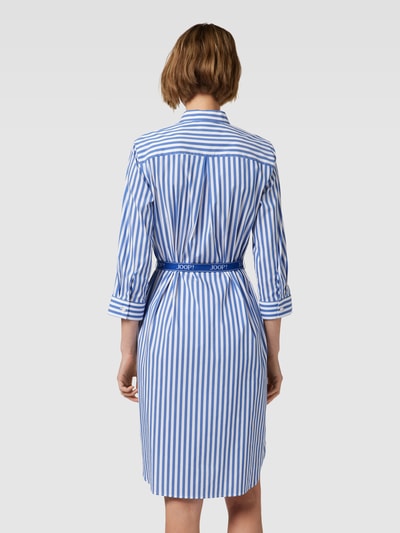 JOOP! Sukienka koszulowa o długości do kolan ze wzorem w paski model ‘Dara-V’ Granatowy 5
