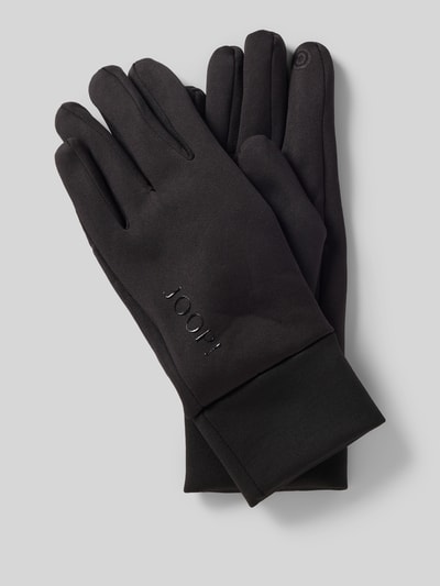 JOOP! COLLECTION Slim Fit Handschuhe mit Logo-Applikation Modell 'Softshell' Black 1