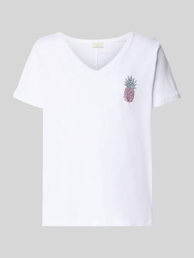 Milano Italy Regular fit T-shirt van puur katoen Wit - 2