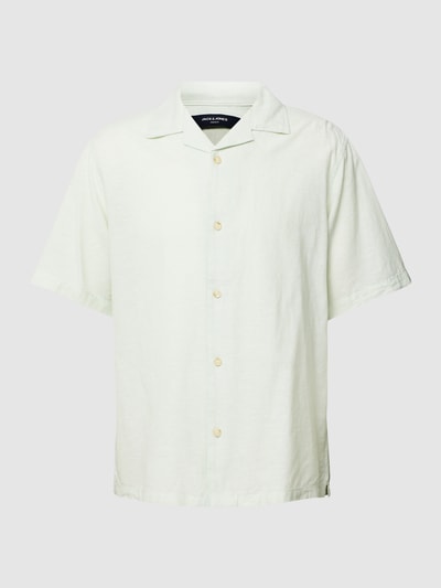 Jack & Jones Premium Vrijetijdsoverhemd met linnen en streepmotief, model 'SUMMER' Lichtgroen - 2