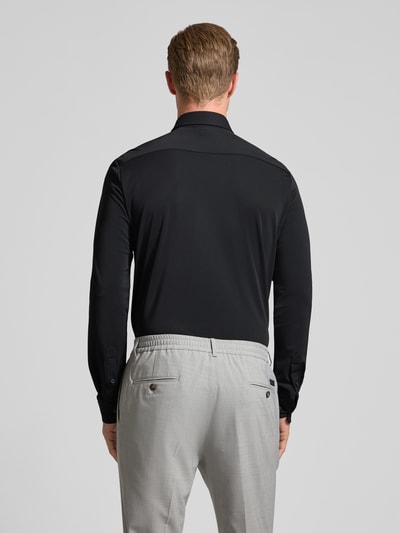 BOSS Slim Fit Businesshemd mit Kentkragen Modell 'ROAN' Black 5