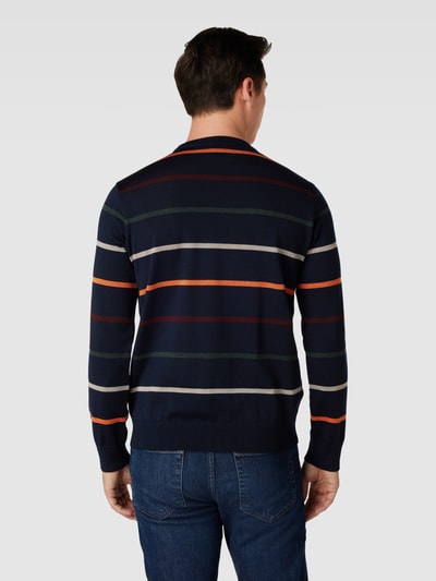 Paul & Shark Strickpullover aus Schurwolle mit Streifenmuster Marine 5