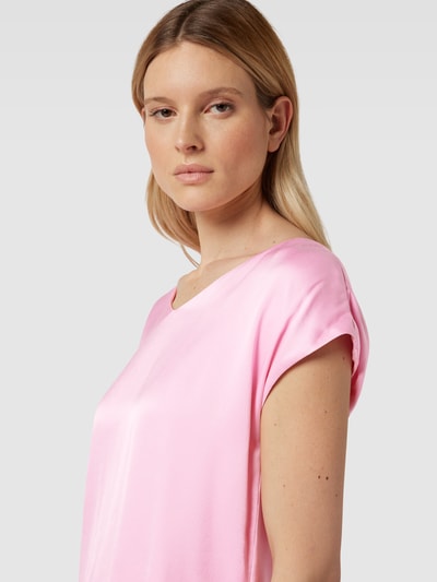 More & More Blusenshirt mit V-Ausschnitt Pink 3