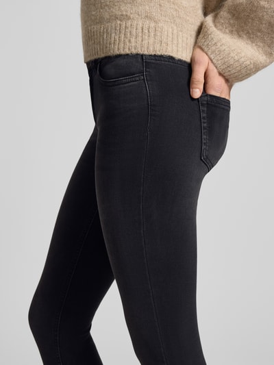 ONLY Stone Washed Skinny Fit Jeans Black 3